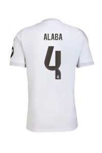 Fotbalové Dres Real Madrid David Alaba #4 Domácí Oblečení 2025-26 Krátký Rukáv